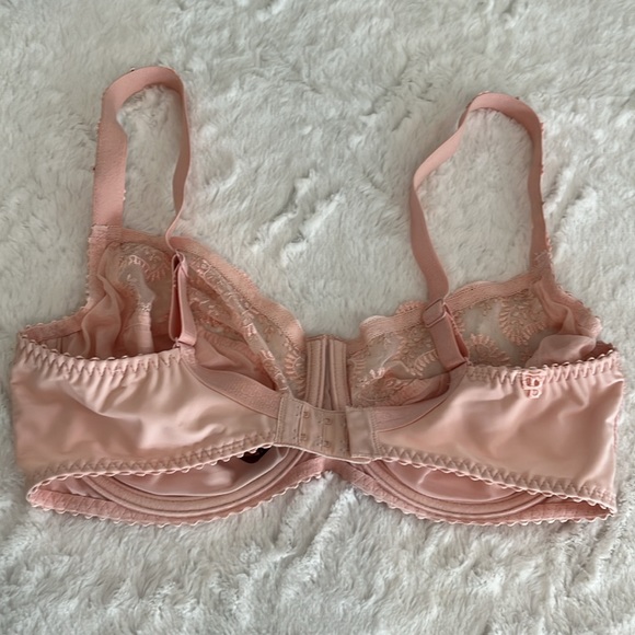 Louis Braco Paris 36E Unlined Wire Pink Bra - Picture 7 of 10